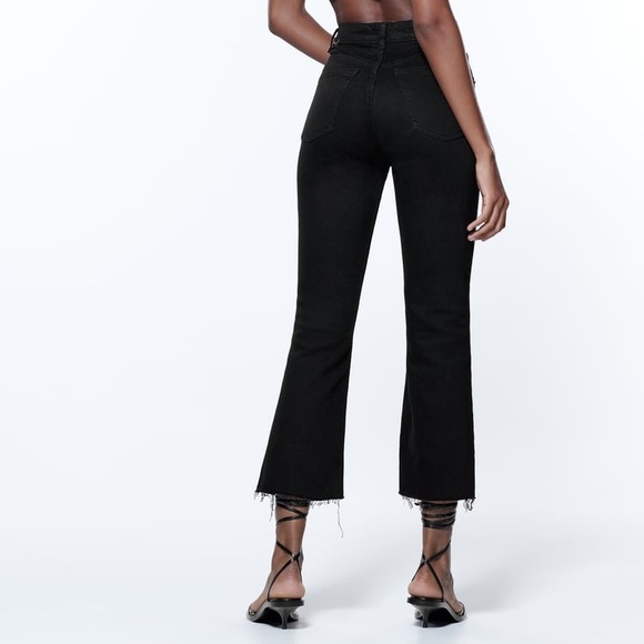 NWT ZARA High Rise Straight Leg Jeans - Picture 5 of 10